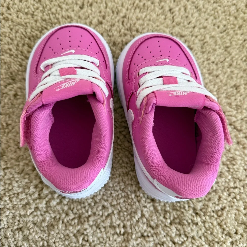 Nike Toddler Air Force Ones- Pink Sneakers - Comfortable Everyday Shoes